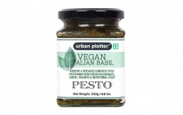 Urban Platter Vegan Italian Basil Pesto  Glass Jar  250 grams